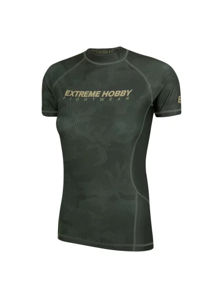 Koszulka sportowa Rashguard MMA EXTREME HOBBY HAVOC zielona