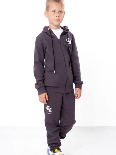 Дитячий Спортивний костюм Носи своє бавовна/поліестер сірий