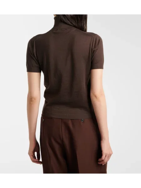 Top Ralph Lauren Collection din cașmir maro
