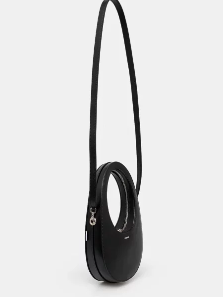 Шкіряна сумочка Coperni Crossbody Mini Swipe Bag чорний