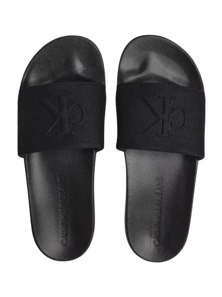 Șlapi Calvin Klein Jeans negru