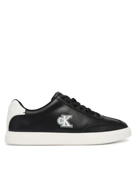 Calvin Klein Sportcipők Low Prof Cupsole Emb Lth fekete