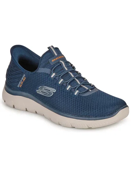 Hlačke slip Skechers modra
