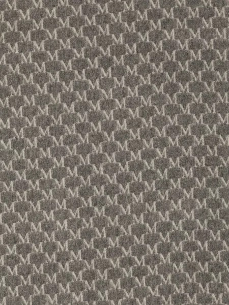Fular Max Mara cu franjuri negru
