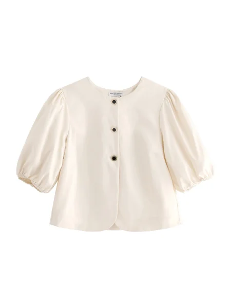 Lindex Bluză Kattie natural alb