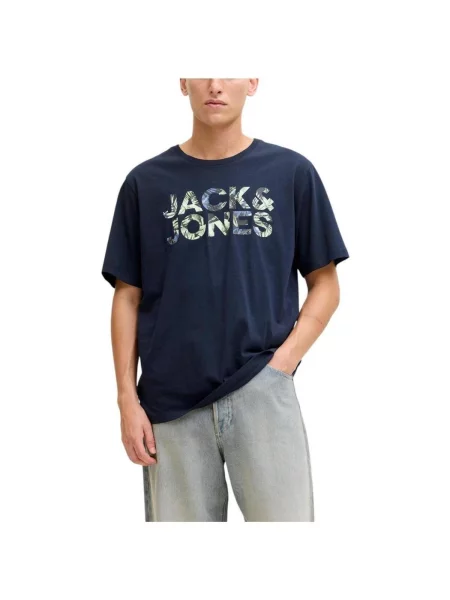 Tričko Jack & Jones modrá
