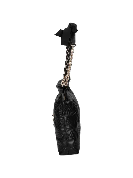 Colier Love Moschino cu bretele negru