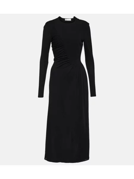 Rochie midi Tory Burch până la genunchi de costum negru