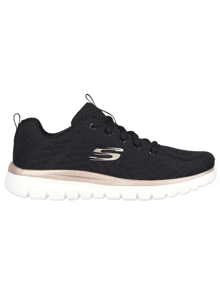 Félcipő Skechers fekete
