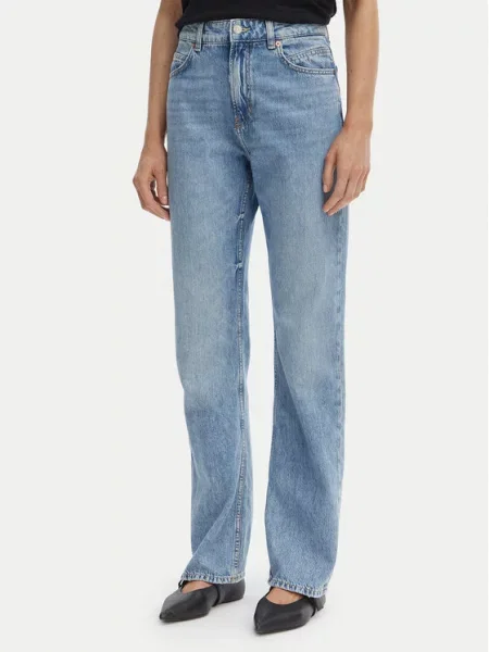 BOSS Jeans hlače C_Ada modra