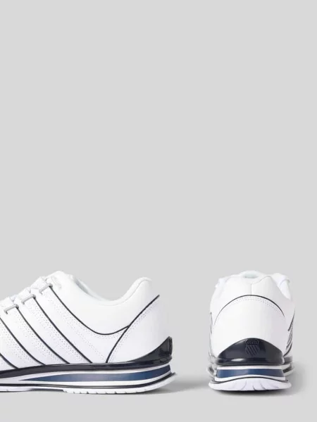 Sneakersy ze skóry z detale z logo model „Rinzler“ K-swiss białe