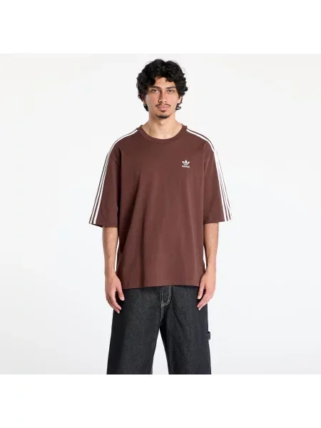 Футболка Adidas Originals с аппликацией коричневая