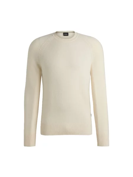 Sweter Boss z kaszmiru biały
