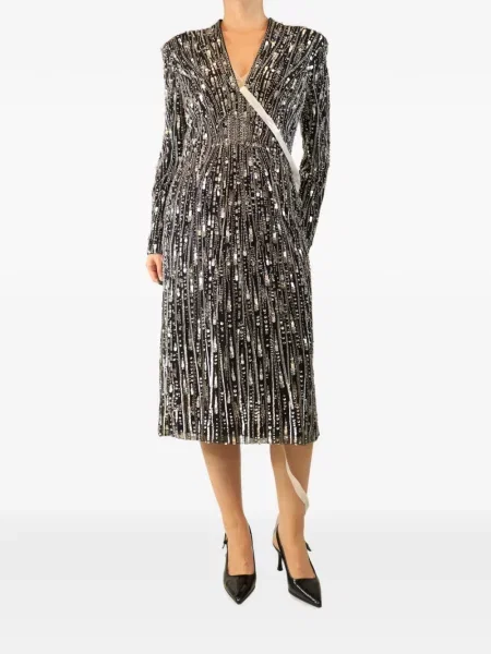 Rochie midi Jenny Packham negru