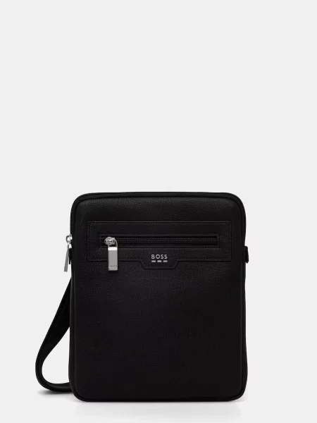 BOSS Torba za čez ramo Lewys_Envelope' črna