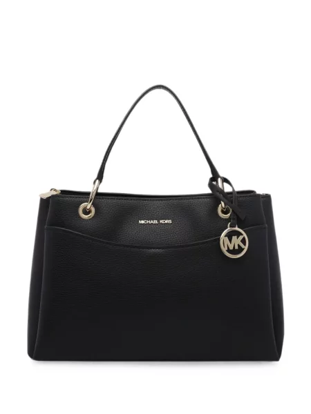 Geantă Michael Michael Kors cu autograf negru