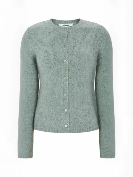 Soft Rebels Geacă tricotată SRCamilla deschis verde