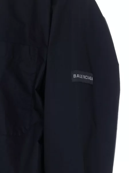 Cămașă Balenciaga cu autograf albastru