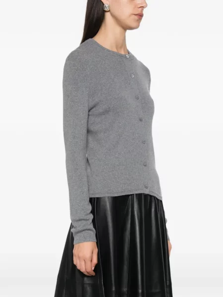 Cardigan Lisa Yang tricotate gri