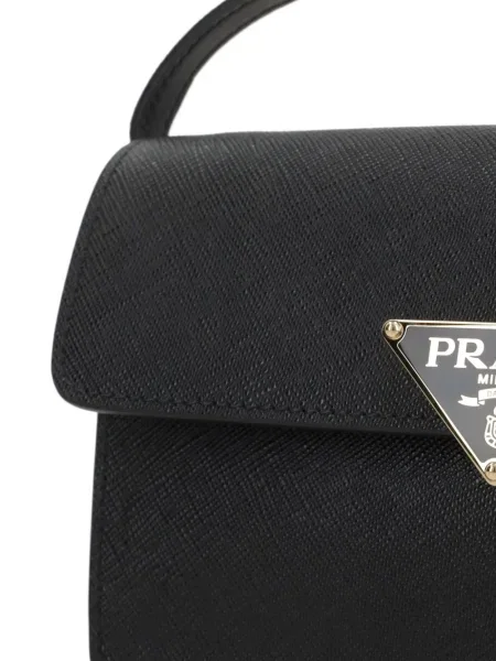 Geanta de piele Prada din piele negru