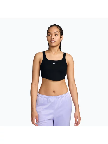Sutien de antrenament pentru femei Nike One black/white alb