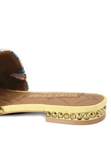Gėlėtos sandalai Kurt Geiger London geltona