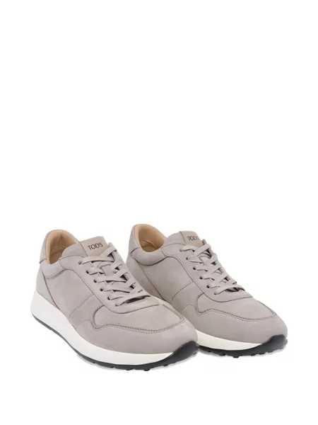 Sneakerși Tod's din piele de căprioară gri