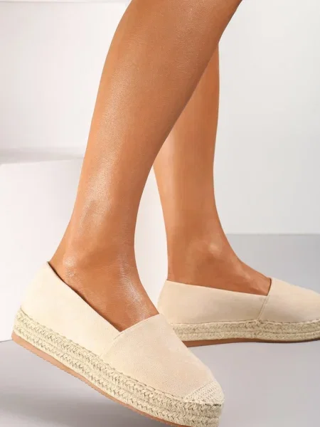 Espadrile Sirelora bej
