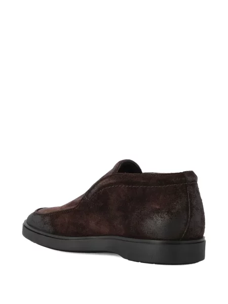 Pantofi loafer Tagliatore din piele de căprioară maro