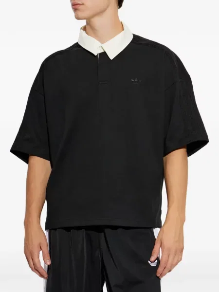 Tricou Adidas cu broderie cu model paisley roșu