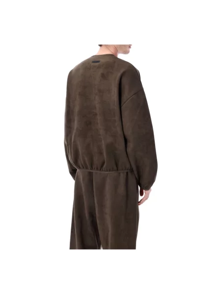 Bluza nierozpinana Fear Of God brązowa