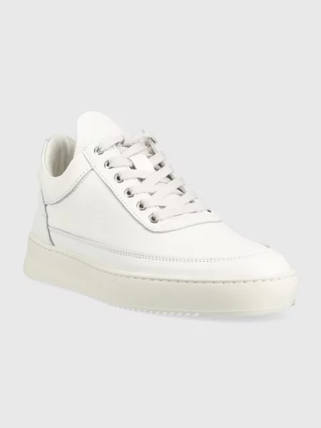 Filling Pieces sneakers din piele Low Top Ripple Nappa alb