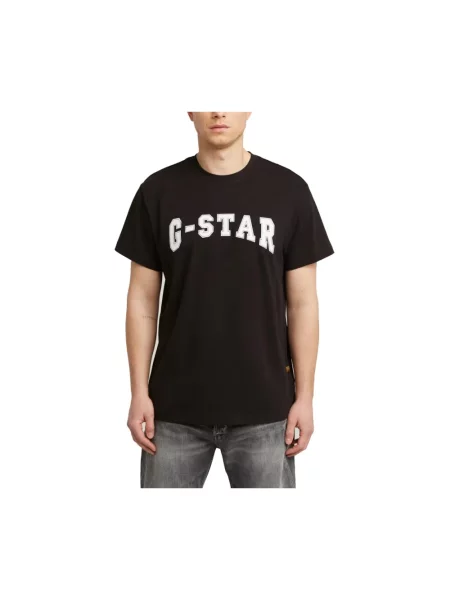 G-Star t-shirt z aplikacją czarny