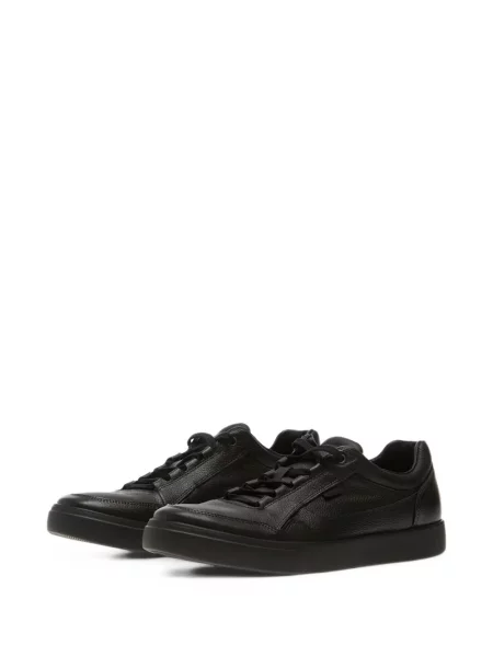 Sneakerși Ecco din piele negru