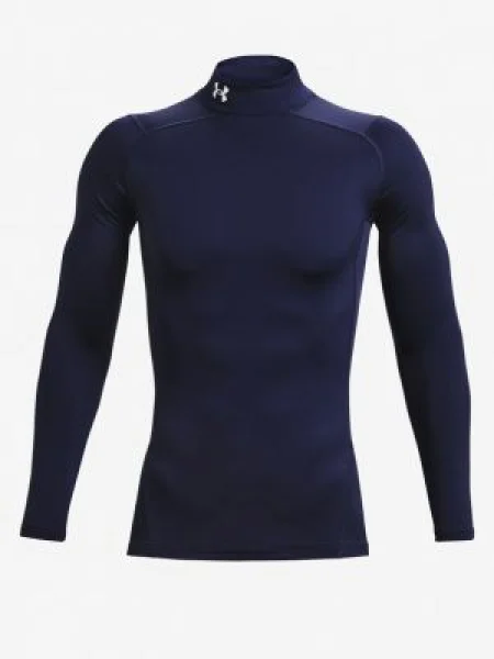 Póló Under Armour Cg Armour Comp Mock Navy L sötétkék