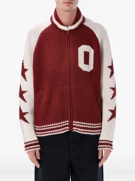 Cardigan Obey tricotate roșu