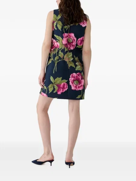 Rochie Carolina Herrera din jacard albastru