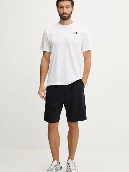 The North Face t-shirt MOUNTAIN biała