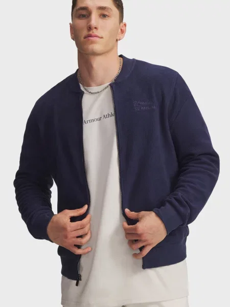 Махровая спортивная кофта Under Armour синяя