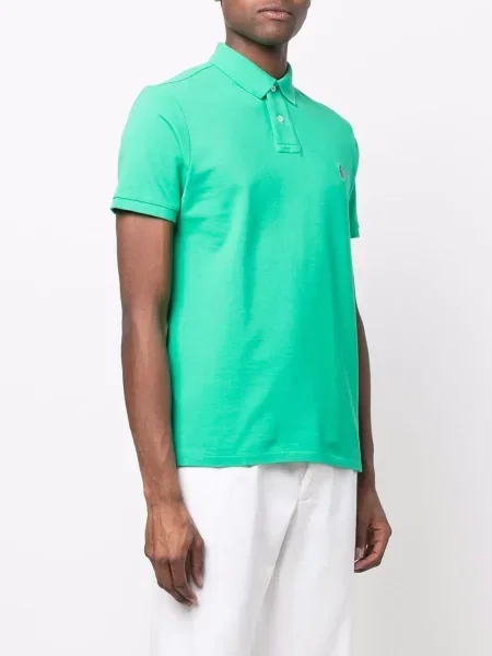 Krátký košile Polo Ralph Lauren s výšivkou zelená