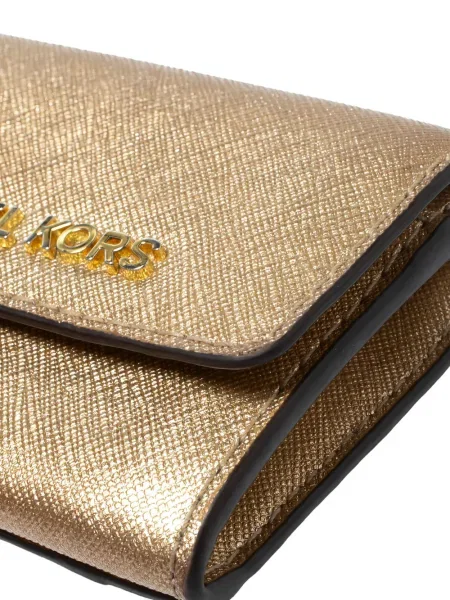 Portofel Michael Kors din piele auriu