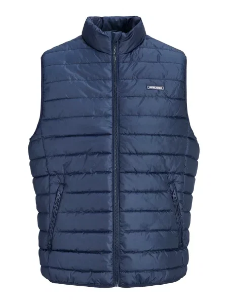 JACK & JONES Vestă JJELVIS închis albastru