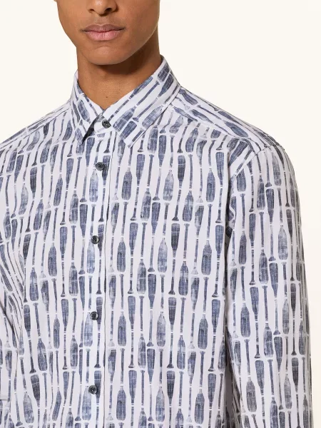 Joop! Jeans Košile Hanson Regular Fit / modrá bílá