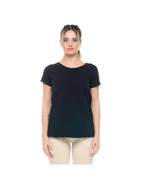 Scurt tricou Leone 1947 cu mâneci scurte negru