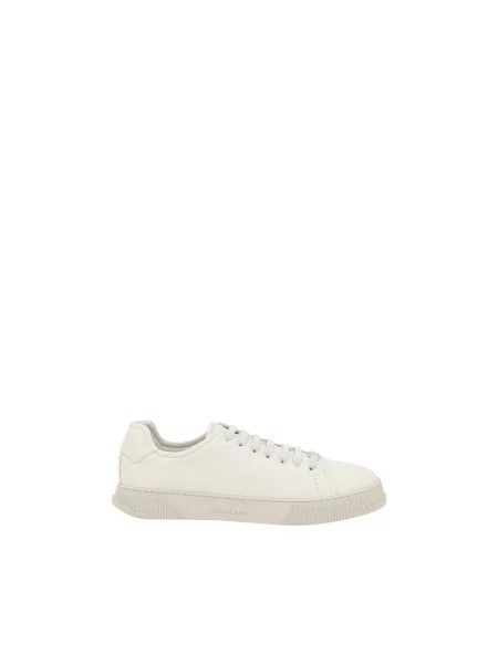 Sneakersy Salvatore Ferragamo skórzane białe