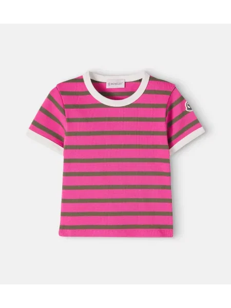 Gyerek póló Moncler Enfant rózsaszín