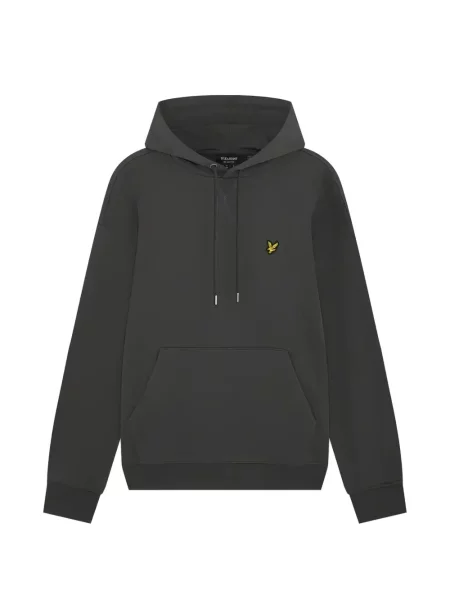 Hanorac cu glugă Lyle & Scott cu autograf gri