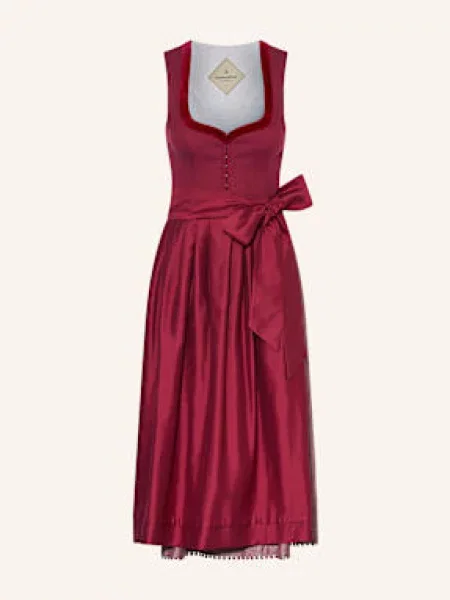 Heimatglück Tracht Sukienka Bawarska Giulia rot