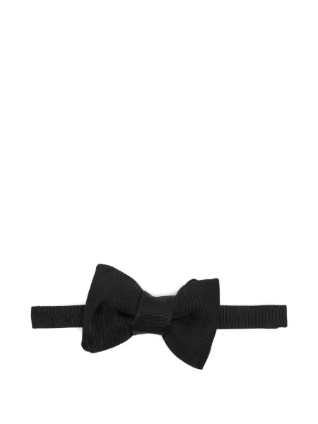 Cravată Tom Ford cu funde tricotate negru