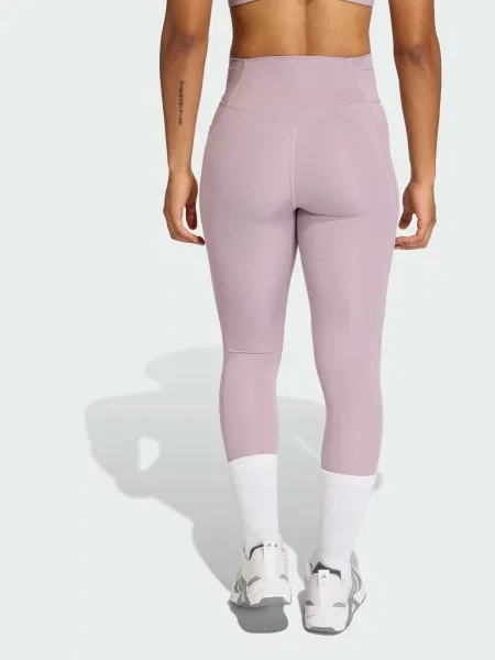 Леггинсы Adidas фиолетовые